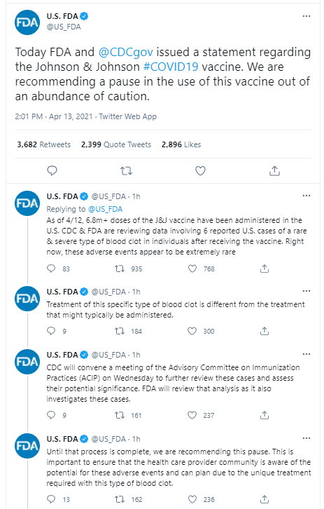 Johnson & Johnson Covid-19 aşısında yan etki! ABD'de 'kullanımını durdurun' çağrısı - Resim: 0