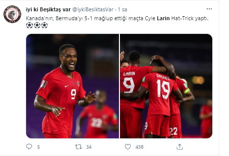 Kanada-Bermuda maçında Larin şov - Resim: 1