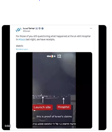 İsrail'in hastane iddiasını Al Jazeera çürüttü! Saniye saniye incelendi: İşte sonuç - Resim: 2