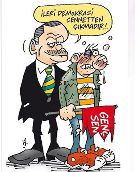 Öğrencilere dayak karikatürlerde - Resim: 3