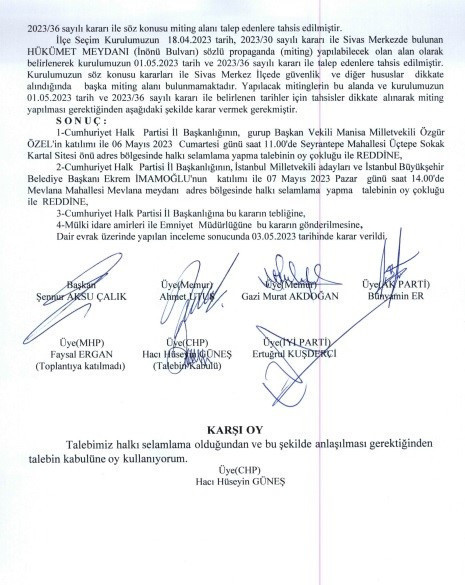 Ekrem İmamoğlu'na Sivas mitingi nedeniyle polis tutanağı - Resim: 0