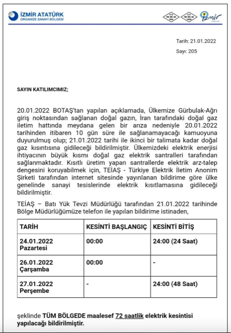 İran doğal gaz vanasını açmadı! 72 saatlik elektrik kesintileri başlıyor - Resim: 0