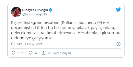 Hidayet Türkoğlu’nun Instagram hesabı ele geçirildi - Resim: 0