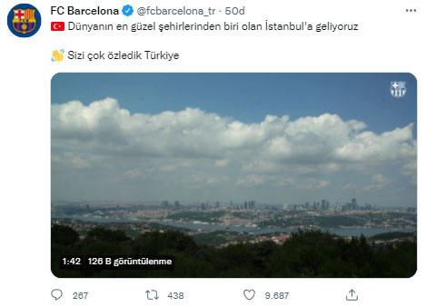 Barcelona'dan İstanbul paylaşımı: Sizi çok özledik! - Resim: 0