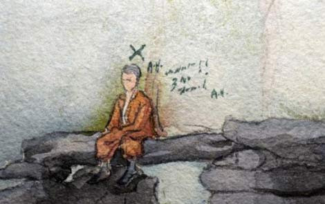 Hitler kendini böyle çizmiş - Resim: 1