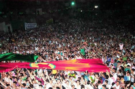 Mitingte PKK ve konfederalizm bayrağı - Resim: 3