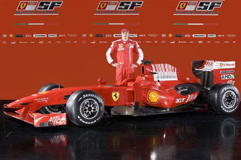 Ferrari 2009 aracını tanıttı - Resim: 4