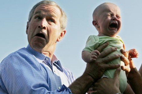 'En kötü başkan'ın komik halleri! - Resim: 1