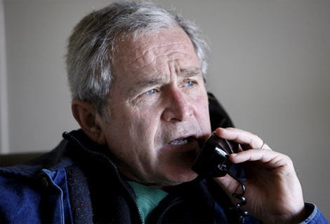 Bush kırıp geçirdi - Resim: 2