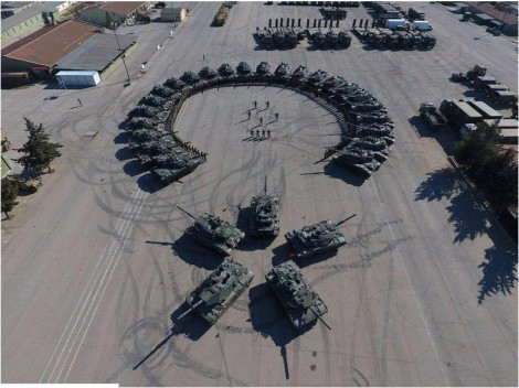 Mehmetçik El Bab zaferini böyle kutladı tanklarla şov - Resim: 4