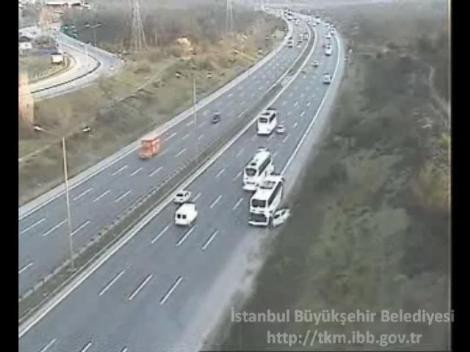 Emniyet şeridinde dehşet anları! - Resim: 1