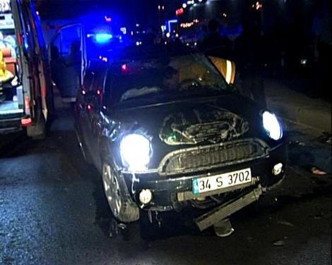 Şişli'de otomobil böyle takla attı! - Resim: 4