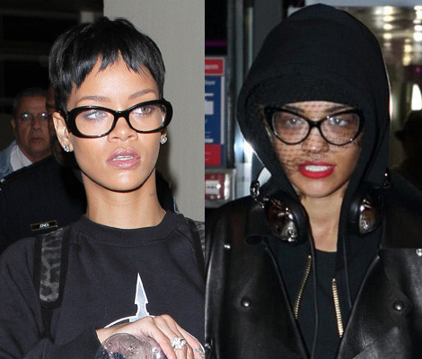 Rihanna'ya benzemeye çalışan ünlü yıldız! - Resim: 1