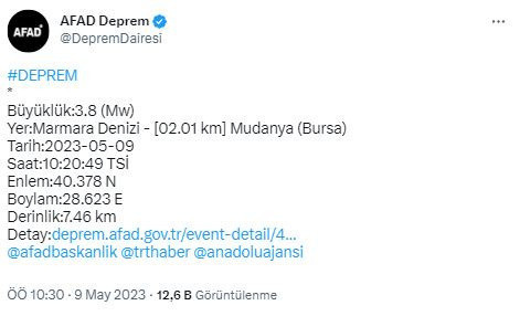 Ege ve Marmara'da peş peşe deprem oldu! AFAD'dan açıklama var - Resim: 1