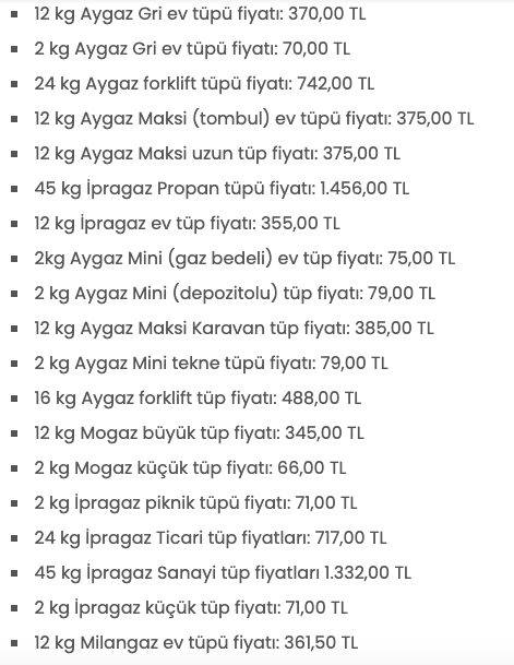 Tüp fiyatları bomba gibi birden patladı! 12 kiloluk Aygaz mutfak tüpü fiyatı kaç para oldu? - Resim: 0