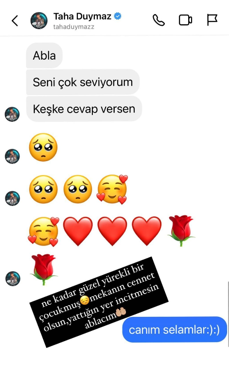 Taha Duymaz'ın mesajları yürek burktu! Ece Erken ve Merve Boluğur paylaştı o detay... - Resim: 4