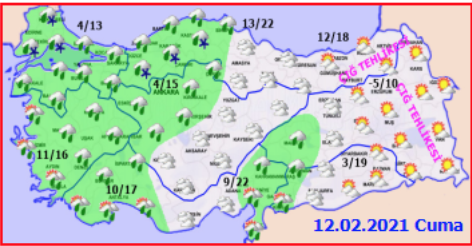 İstanbul'a Meteoroloji'den kar müjdesi! 13 Şubat cumartesi yoğun kar geliyor! - Resim: 3