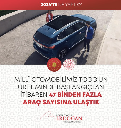 Cumhurbaşkanı Erdoğan'dan 2024 değerlendirmesi! "Gece gündüz demeden aşkla çalıştık" dedi hizmet ve projeleri paylaştı - Resim: 2