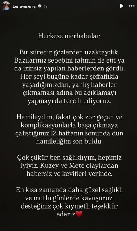 Yenenler ailesinde büyük üzüntü! Berfu Yenenler bebeğini kaybetti - Resim: 5