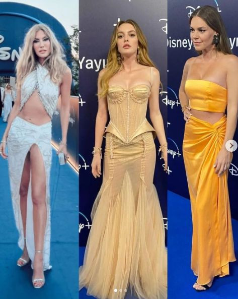 Disney Plus gecesinde şıklık yarışı: Aslı Enver ve Demet Özdemir favori, Pınar Deniz sınıfta kaldı - Resim: 1
