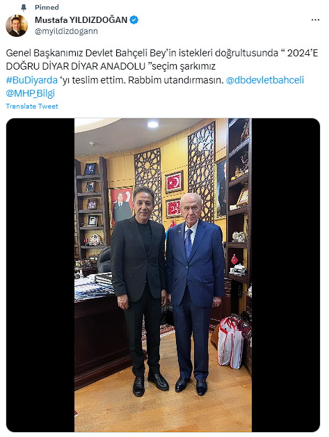 Devlet Bahçeli'ye teslim edildi: İşte MHP'nin yerel seçim şarkısı... - Resim: 0