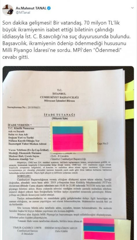 70 milyonluk ikramiye sahibini bulamadı - Resim: 0