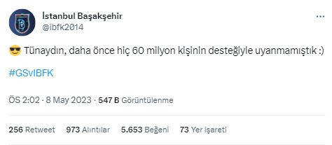 Galatasaray maçı öncesi Başakşehir'in paylaşımı olay! Fenerbahçe ve Beşiktaş iması... - Resim: 0