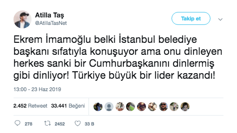 Gönül hırsızı diyen Atilla Taş'tan güldüren Ekrem İmamoğlu paylaşımı - Resim: 3