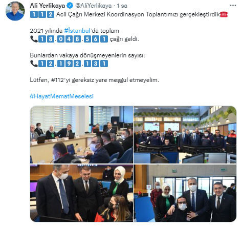 İstanbul Valisi Yerlikaya'dan '112' uyarısı - Resim: 0