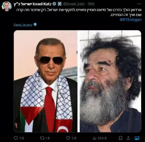İsrail Dışişleri Bakanı'ndan alçak tehdit! - Resim: 0