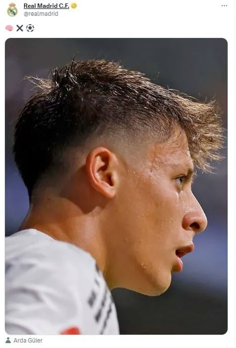 Rial Madrid'in Arda Güler paylaşımına beğeni yağdı - Resim: 0