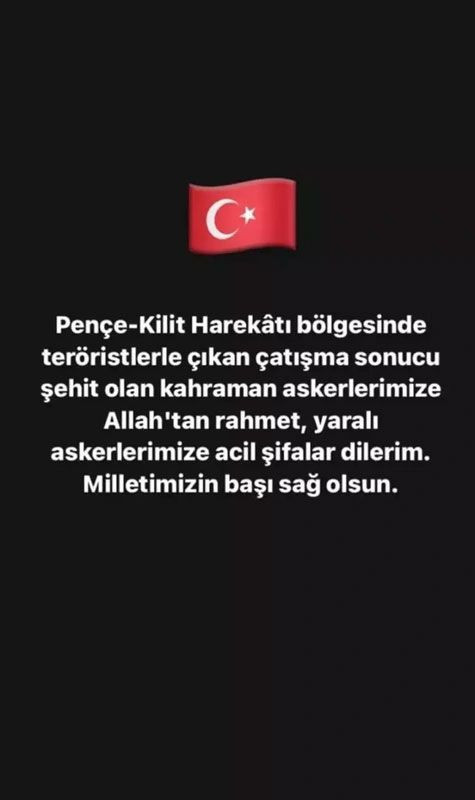 Ünlüler teröre lanet okudu! Sosyal medyadan paylaştılar - Resim: 1