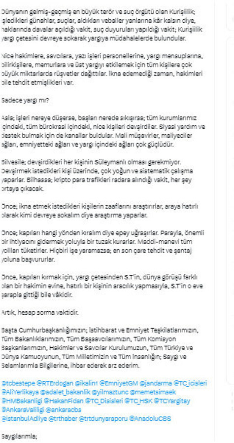 Fatih Süleyman Denizolgun "Artık hesap sorma vaktidir" diyerek paylaştı! - Resim: 1