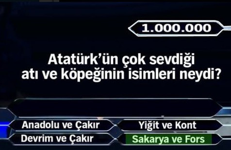 1 milyon lirayı kazanmak istiyorsanız bu sorulara bakın! - Resim: 2