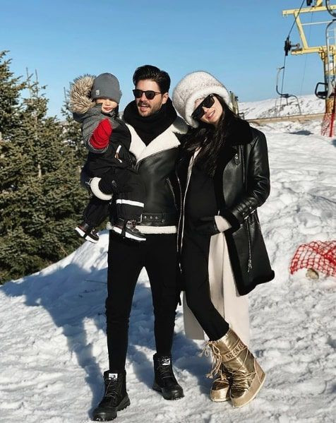 Tolgahan Sayışman'ın eşi Almeda Abazi karnı burnunda pozunu verdi beğeni yağdı - Resim: 1