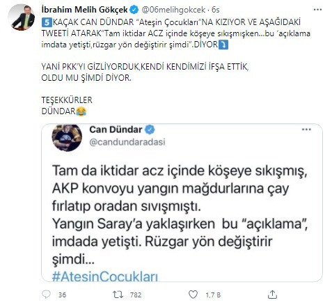 Melih Gökçek'ten bomba ifşalar! Orman yangınlarını PKK üstlendi Can Dündar doğruladı - Resim: 6