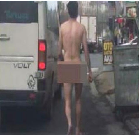 Çıplak vatandaş sokakları karıştırdı gören... - Resim: 4