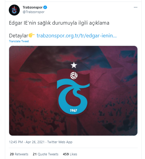 Trabzonspor'un stoperi Edgar IE sakatlandı - Resim: 0