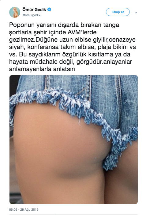 Ömür Gedik şort paylaşımlarına Ahmet Hakan sayesinde son verdi özür diledi - Resim: 4