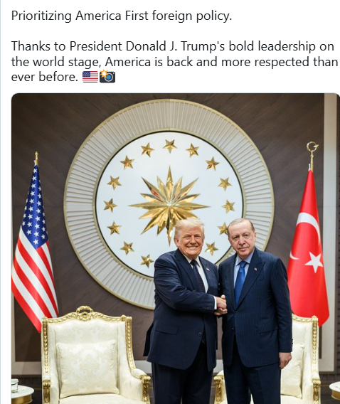 Beyaz Saray, Trump ve Erdoğan'ın tokalaştığı fotoğrafı paylaştı - Resim: 0