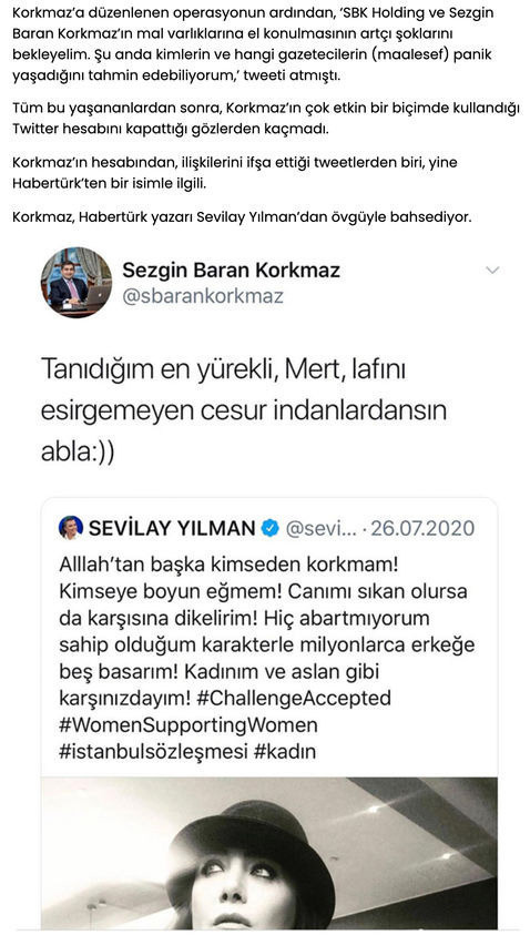 Yazar Sevilay Yılman firari Sezgin Baran Korkmaz ile ilişkisini anlattı - Resim: 0
