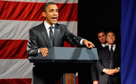 Obama'yı kekeme yapan protesto - Resim: 2