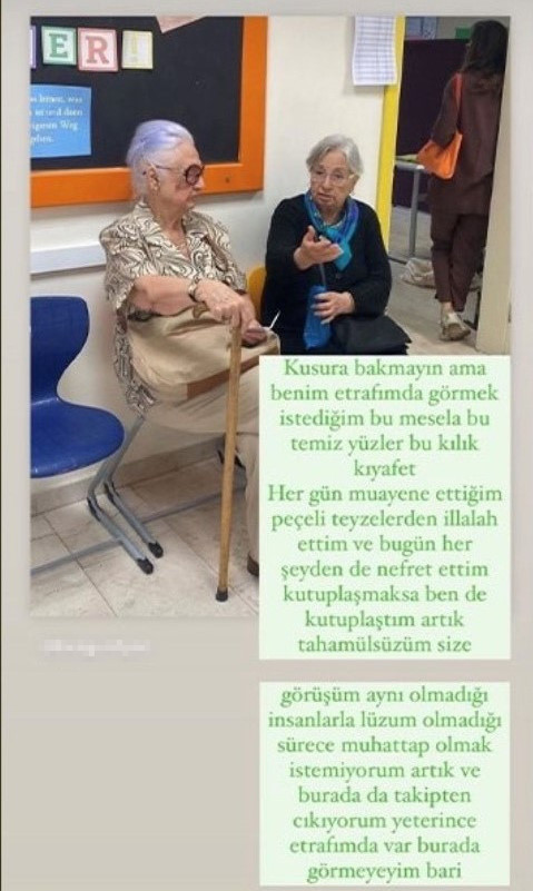 Fotoğraf paylaşıp "peçeli teyzelerden illallah ettim" yazan doktora inceleme - Resim: 0