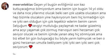 Alişan'ın yengesi Merve Tektaş paylaştı: "İçimde yanan ateş hiç sönmeyecek Selçuk" - Resim: 2
