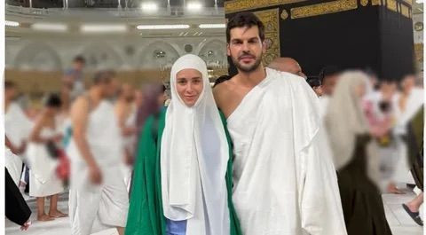 Damla Can'ın başörtülü hali şaşırttı! Kutsal topraklarda sevgilisi ile paylaştı... - Resim: 4