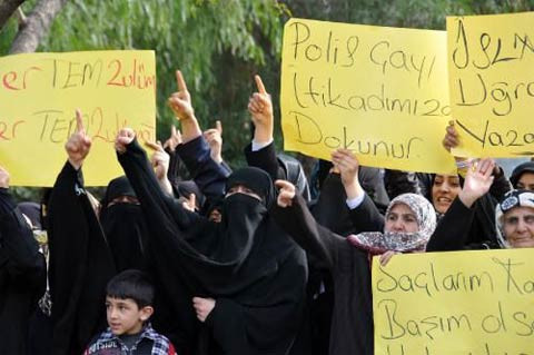 Hizbullah protestocuları - Resim: 1