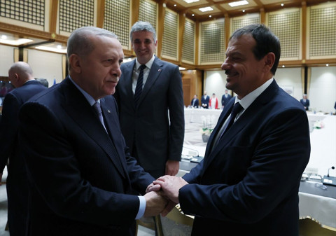 Cumhurbaşkanı Erdoğan, A Milli Erkek Basketbol Takımı'nı kabul etti - Resim: 5