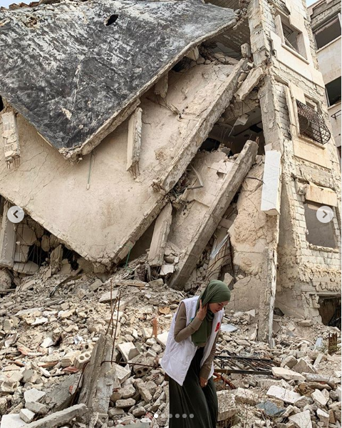 Yürek sızlatan görüntüler Gamze Özçelik Halep'teki acı durumu paylaştı - Resim: 3