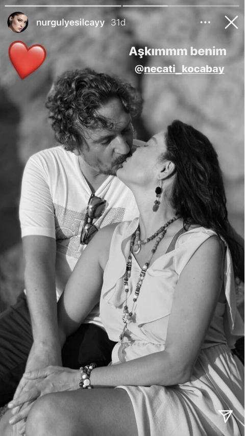 Kefaret'in başrolü Nurgül Yeşilçay sevgilisi Necati Kocabay'la dudak dudağa paylaştı - Resim: 3