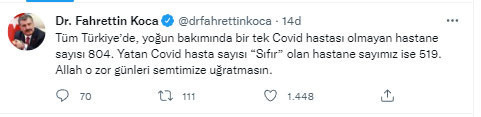 Vaka sayıları düşüyor! Bakan Fahrettin Koca hastanelerdeki son durumu açıkladı - Resim: 0